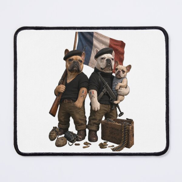 Item preview, French Bulldogs ‘ The Resistance’ designed and sold by SmARTNiki.