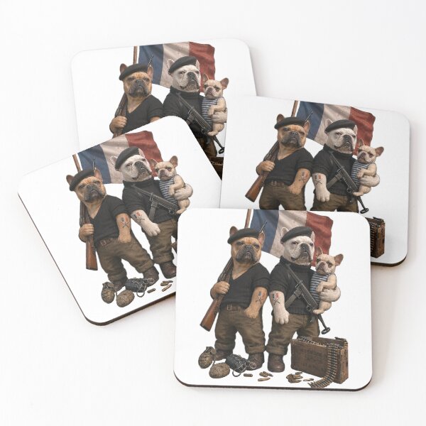 Item preview, French Bulldogs ‘ The Resistance’ designed and sold by SmARTNiki.