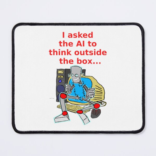 Item preview, I asked the AI to think outside the box... designed and sold by LittleGreyMan2026.