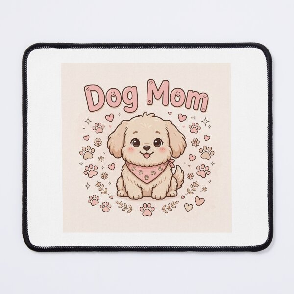 Item preview, Dog Mom Cute Aesthetic Pet Lover Sticker designed and sold by Softlife by Harvir.