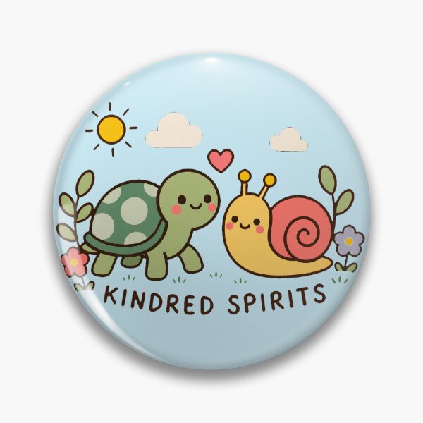 Item preview, Kindred Spirits: Cute Turtle and Snail BFFs designed and sold by SVox.