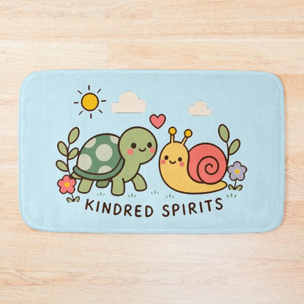 Item preview, Kindred Spirits: Cute Turtle and Snail BFFs designed and sold by SVox.