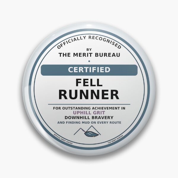 Item preview, Fell Runner Gift | Certified Fell Running Award designed and sold by TheMeritBureau.