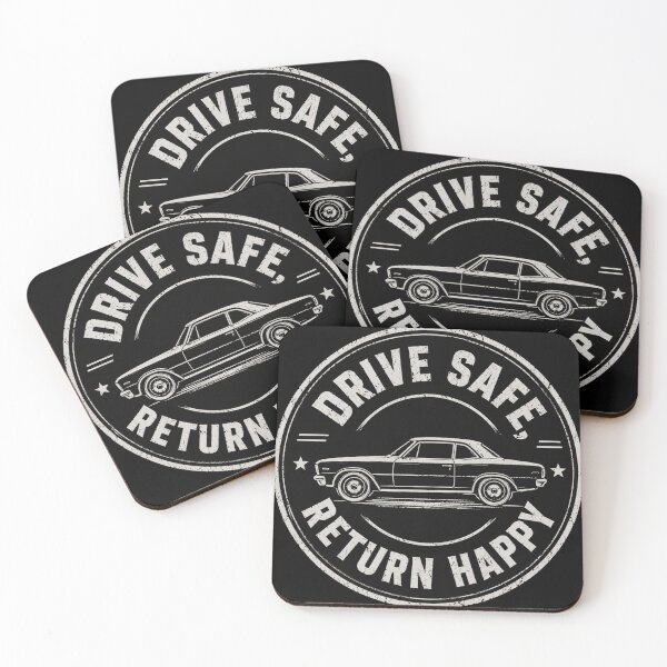 Item preview, ​Drive Safe Return Happy Classic Vintage Car Gift designed and sold by Haque Desigens.