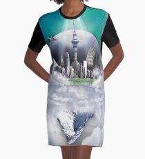 TOMORROW WORLD Graphic T-Shirt Dress