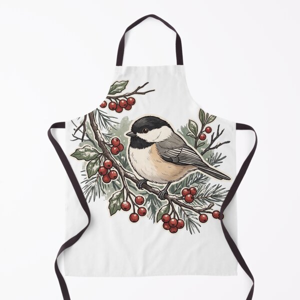 Item preview, Black Capped Chickadee – Small Bird Soft Heart designed and sold by JenniferMoren.