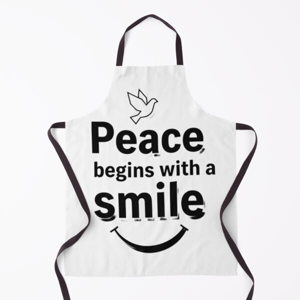 Item preview, Peace begins with a smile designed and sold by AnonimusDesigns.