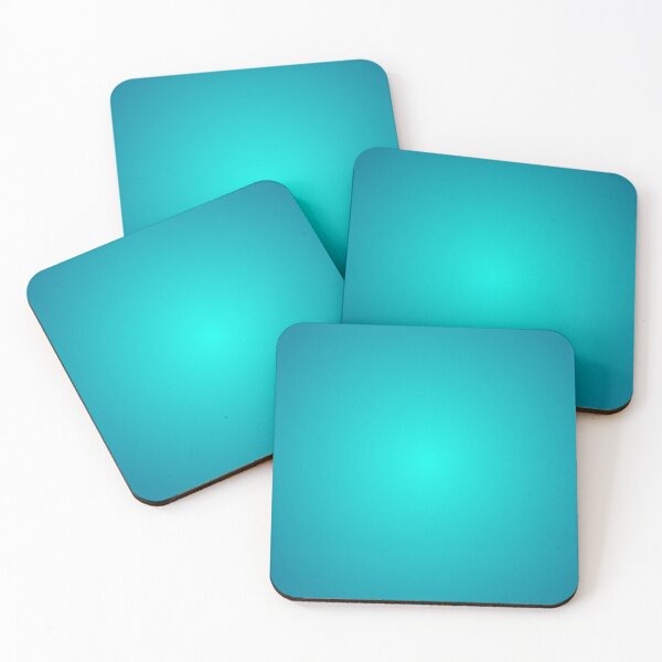 Item preview, Vibrant Cyan Radial Gradient Background Design designed and sold by AyaanArtStudio.
