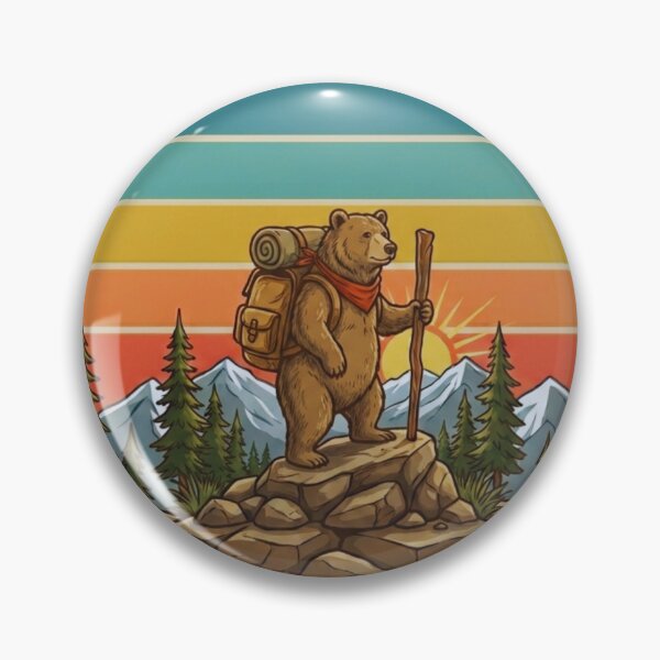 Item preview, Wild Explorer Bear T-Shirt Design designed and sold by GabeMountainArt.
