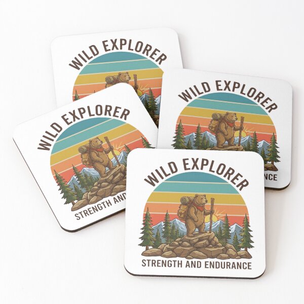 Item preview, Wild Explorer Bear T-Shirt Design designed and sold by GabeMountainArt.