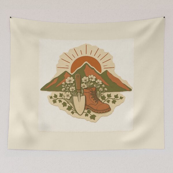 Item preview, Wildflower Mountain Hiking Adventure designed and sold by ITCHAWAWAA.
