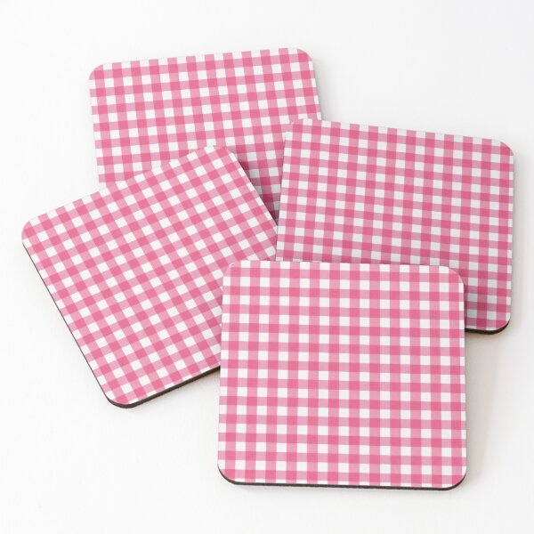 Item preview, Pink Gingham Check - Vintage Vichy Pattern - 60s Picnic Plaid designed and sold by Ela Art Space .