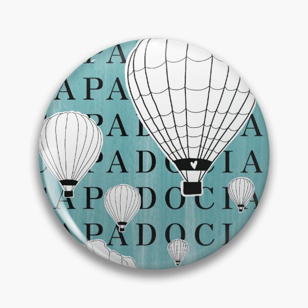 Item preview, Cappadocia Hot Air Balloon Travel Poster designed and sold by dudaoliveira.art.