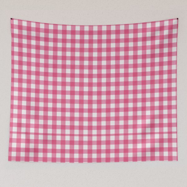 Item preview, Pink Gingham Check - Vintage Vichy Pattern - 60s Picnic Plaid designed and sold by Ela Art Space .
