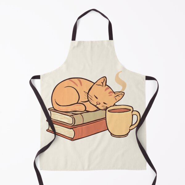 Item preview, Cozy Cat Sleeping On Books Cute Reading Bookworm designed and sold by KeySeen.