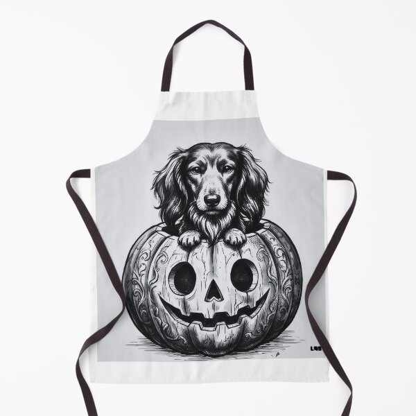 Item preview, Dachshund Dog Inside Halloween Pumpkin designed and sold by L98-Studio.