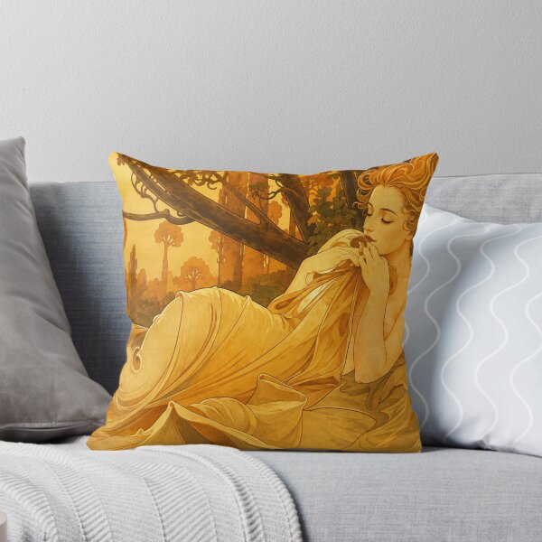 Item preview, Alphonse Mucha Art Print, Art Nouveau Woman, Vintage Floral Wall Art designed and sold by RickE.