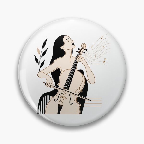 Item preview, Cellist designed and sold by elizmusicmaker.