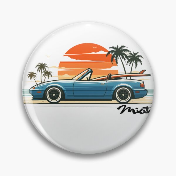 Item preview, Miata surf beach sunset designed and sold by blackdogshop.