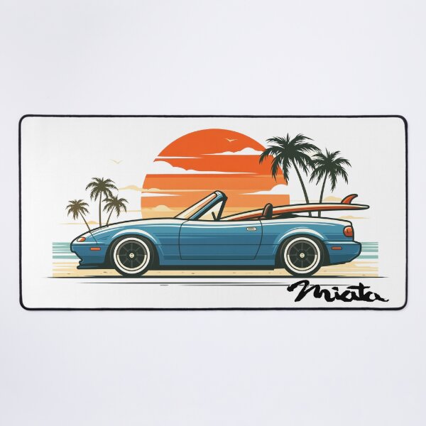Item preview, Miata surf beach sunset designed and sold by blackdogshop.