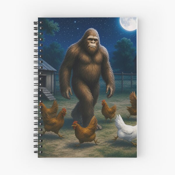 Item preview, Bigfoot and the Chickens designed and sold by TinCatOutPost.