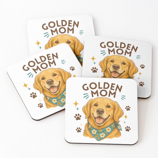 Item preview, Golden Retriever Mom Cute Dog Mom Floral Bandana Golden Retriever Lover designed and sold by Randomnessy.