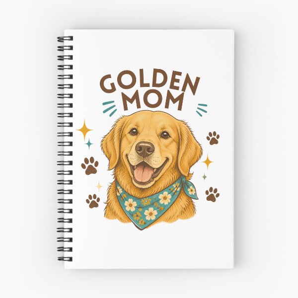 Item preview, Golden Retriever Mom Cute Dog Mom Floral Bandana Golden Retriever Lover designed and sold by Randomnessy.