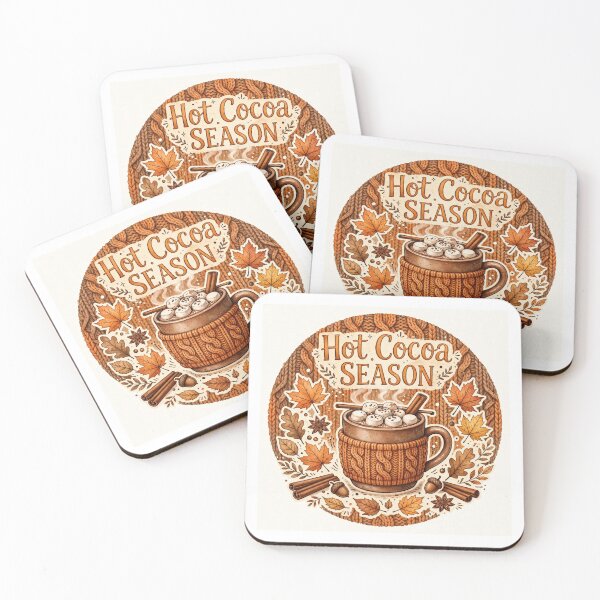 Item preview, Hot Cocoa Season Cozy Fall Autumn Aesthetic Art designed and sold by Softlife by Harvir.