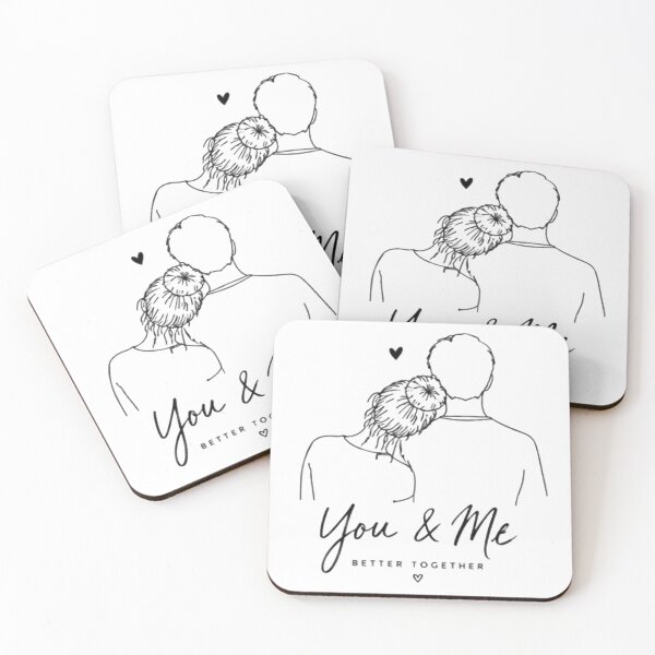 Item preview, YOU & ME BETTER TOGETHER designed and sold by ekemarket.