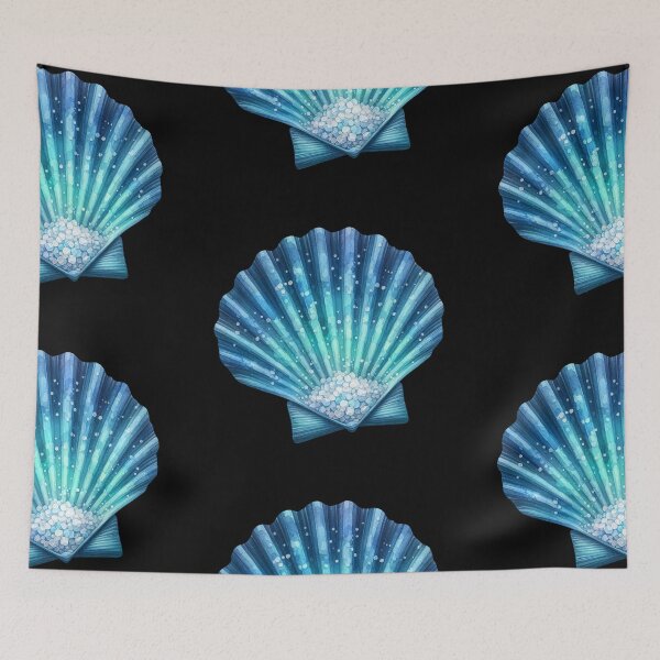 Item preview, Blue Seashell designed and sold by virdeiz.