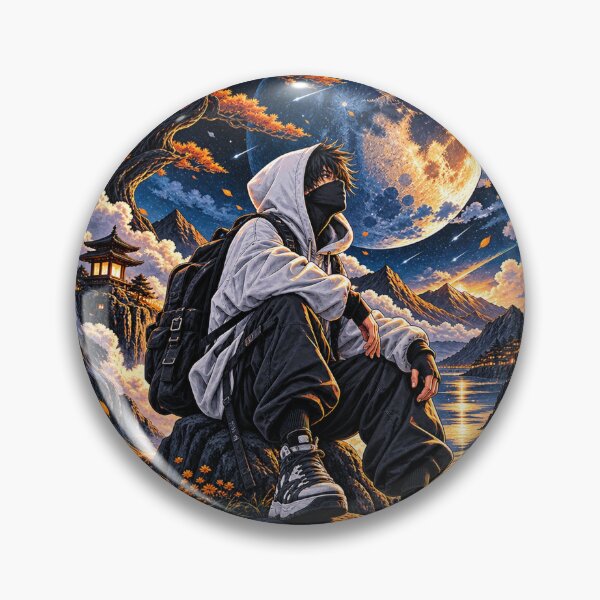 Item preview, Moonlit Ronin Warrior designed and sold by VYBORA Studio.