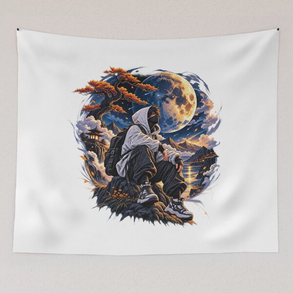 Item preview, Moonlit Ronin Warrior designed and sold by VYBORA Studio.