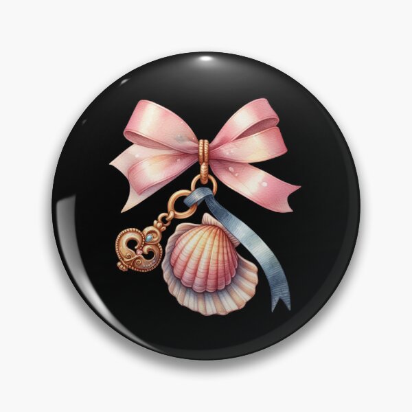 Item preview, Seashell and Bow Charm Design designed and sold by virdeiz.