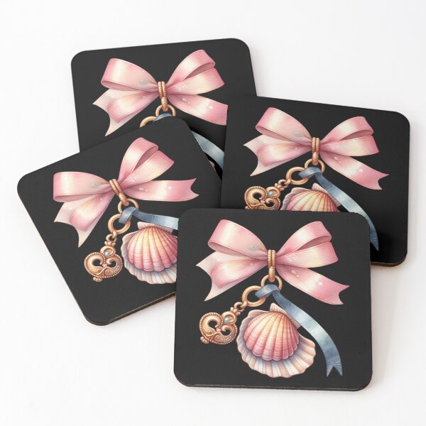 Item preview, Seashell and Bow Charm Design designed and sold by virdeiz.