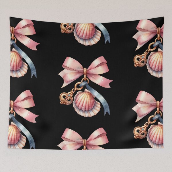 Item preview, Seashell and Bow Charm Design designed and sold by virdeiz.