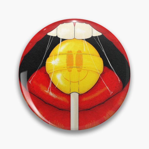 Item preview, Yellow Candy On Red Lips designed and sold by Electric0ddity.