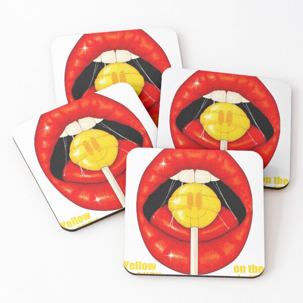Item preview, Yellow Candy On Red Lips designed and sold by Electric0ddity.