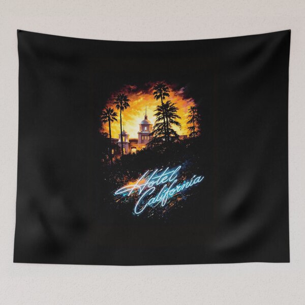 Item preview, Eagles - Hotel California Album Artwork Illustration designed and sold by interdesigner.