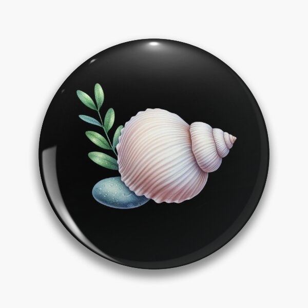 Item preview, Shell with Leaves and Stone designed and sold by virdeiz.