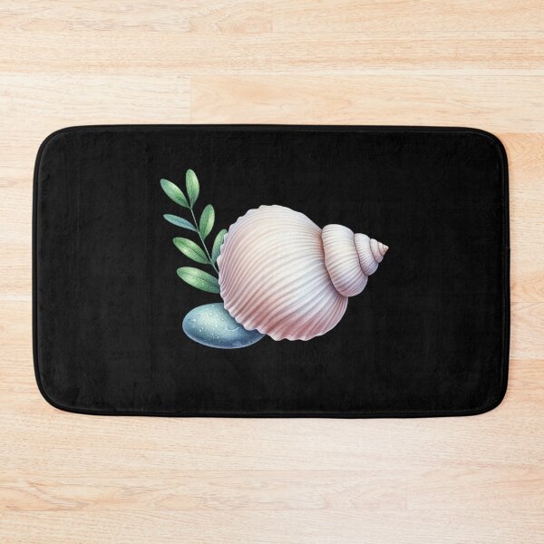 Item preview, Shell with Leaves and Stone designed and sold by virdeiz.
