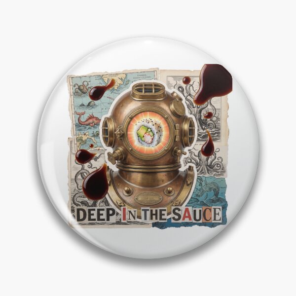 Item preview, Sushi Addiction Retro Collage | Japanese Food Lover Vintage Pop Art designed and sold by OzzFrequency.