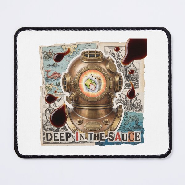 Item preview, Sushi Addiction Retro Collage | Japanese Food Lover Vintage Pop Art designed and sold by OzzFrequency.