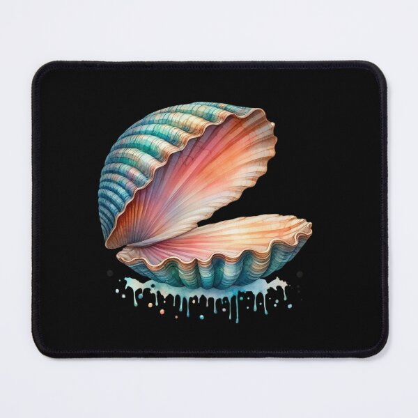Item preview, Vibrant Seashell with Dripping Colors designed and sold by virdeiz.