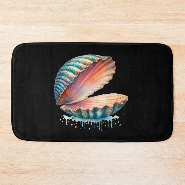 Item preview, Vibrant Seashell with Dripping Colors designed and sold by virdeiz.
