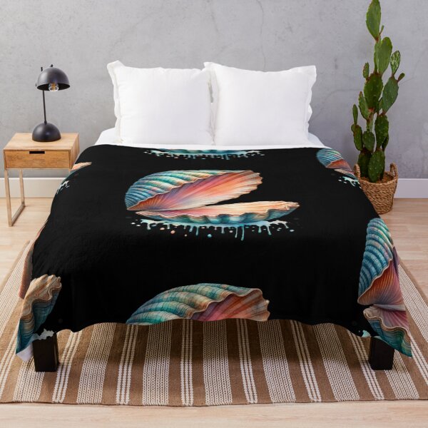 Item preview, Vibrant Seashell with Dripping Colors designed and sold by virdeiz.
