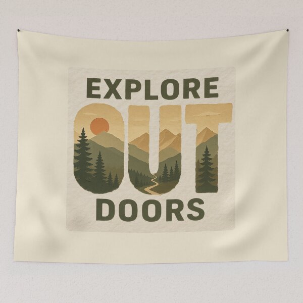 Item preview, Explore Outdoors Mountain Landscape designed and sold by ITCHAWAWAA.