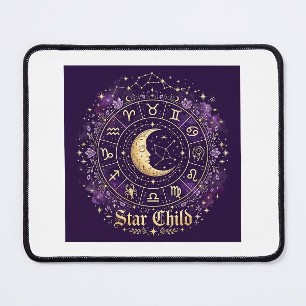 Item preview, Star Child Mystical Zodiac Astrology Art designed and sold by Softlife by Harvir.