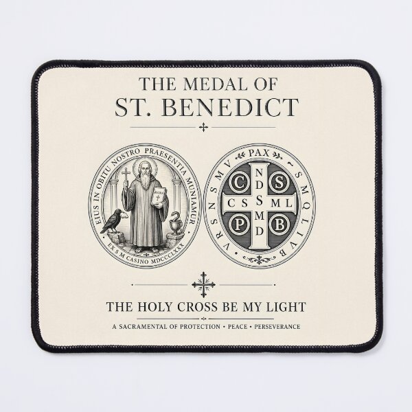 Item preview, St. Benedict Medal Art designed and sold by John-NW-Shop.