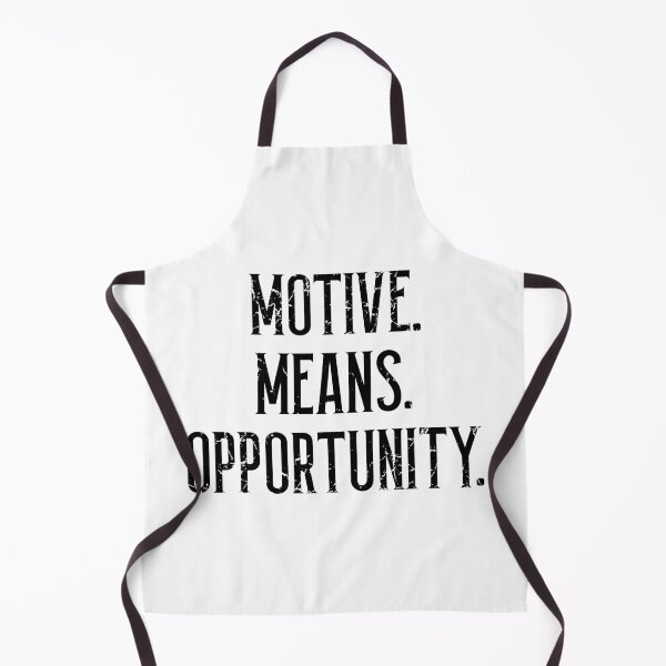 Item preview, Motive. Means. Opportunity. Murder Mystery Podcast Lover designed and sold by BlueLineLAX.