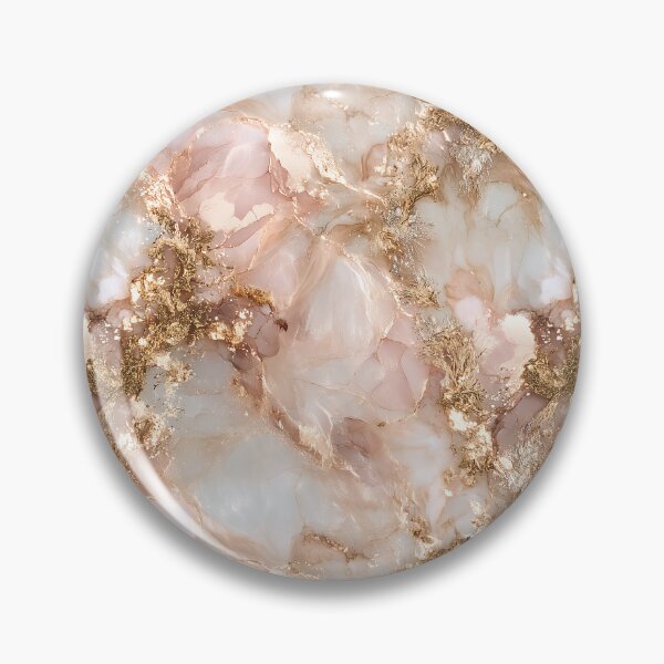 Item preview, Cream & Gold Marble Pattern - Ivory Alcohol Ink Geode Design designed and sold by Nine Lives Studio.